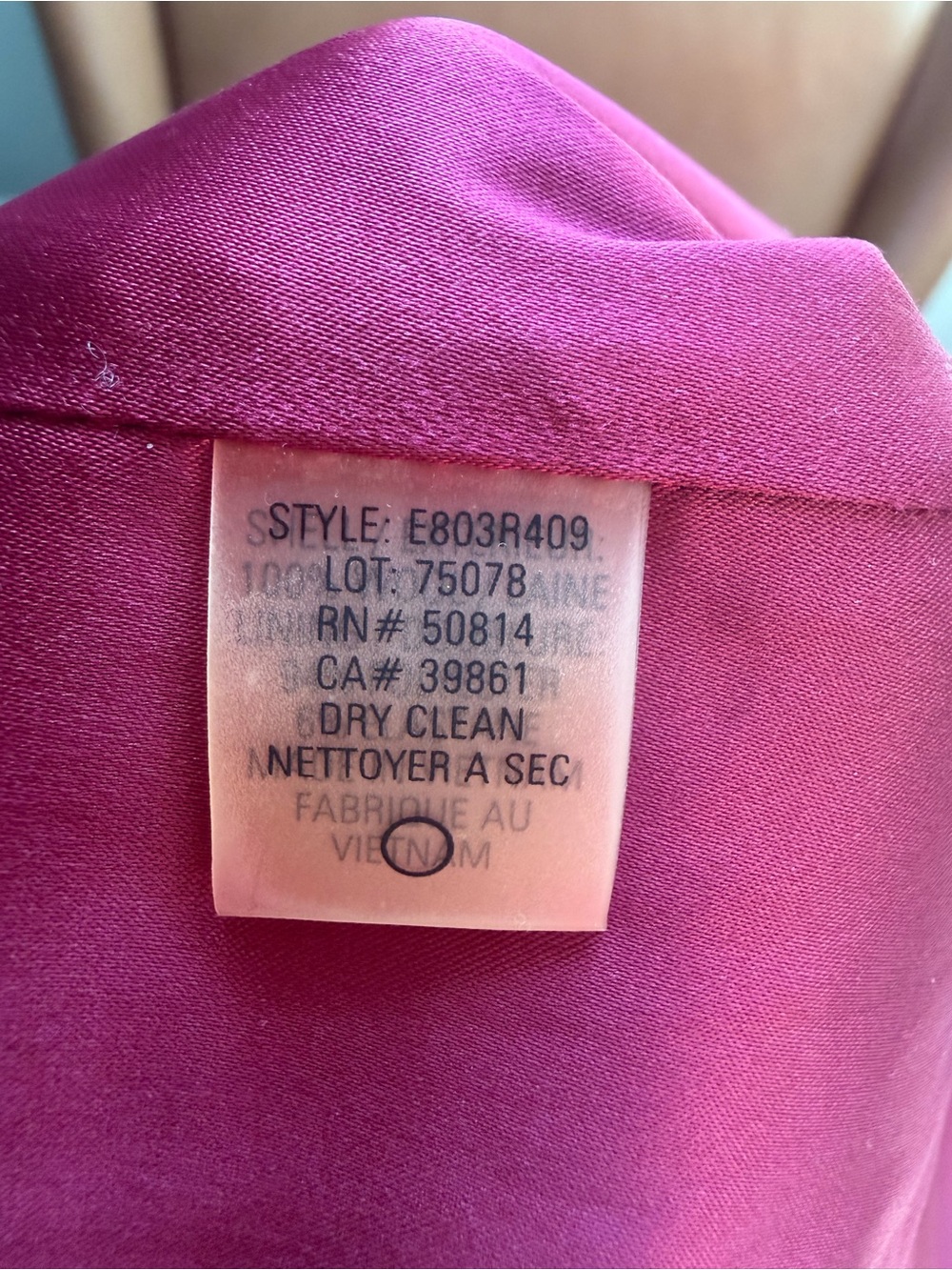 Bergdorf Goodman Women's Long Sleeve Sculpted Crimson Dress Coat - Picture 15 of 17